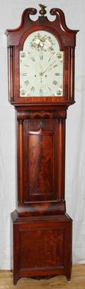 SCOTTISH MAHOGANY TALL CASE CLOCK C 17901810