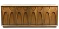 MCM Four Door Walnut Credenza Coffey Style
