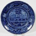 ENOCH WOOD SONS HISTORICAL BLUE TRANSFER PLATE