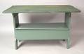 Painted pine bench table