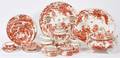 ROYAL CROWN DERBY RED AVES PORCELAIN DINNER SET
