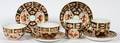 ROYAL CROWN DERBY PORCELAIN OVERSIZE CUPS SAUCERS