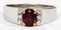 092CT NATURAL RUBY  DIAMOND RING SIZE 6