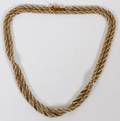14KT YELLOW  WHITE GOLD ROPE NECKLACE