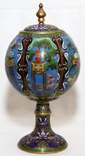 CHINESE CLOISONN JAR