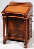 VICTORIAN STYLE BURL WOOD DAVENPORT DESK
