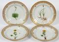 ROYAL COPENHAGEN PORCELAIN DESSERT PLATES 4