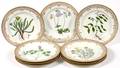 ROYAL COPENHAGEN PORCELAIN DINNER PLATES 9