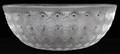 LALIQUE NEMOURS MOLDED  FROSTED GLASS BOWL