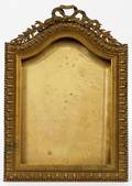 FRENCH BRONZE EASEL PICTURE FRAME EARLY 20TH C