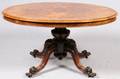 ENGLISH VICTORIAN CARVED WALNUT PARLOR TABLE