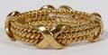 TIFFANY  CO SCHLUMBERGER 18KT GOLD BAND RING
