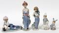 LLADRO PORCELAIN FIGURES FIVE