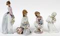 LLADRO PORCELAIN FIGURES FOUR