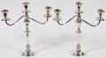 GORHAM STERLING THREELIGHT CANDELABRA PAIR