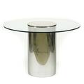 70s Chrome  Glass Table Paul Mayen