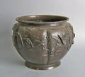 Japanese bronze urn
