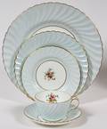 MINTON DAWNBLUE PORCELAIN DINNER SET 51 PIECES