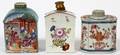 LOWESTOFT CHINESE  OTHER PORCELAIN TEA CADDIES