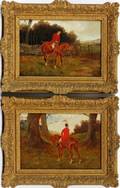WILLIAM HOWARD HARDY OIL ON CANVAS PAIR