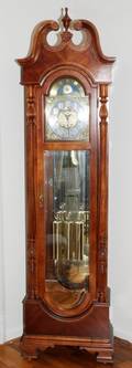 RIDGWAY MAHOGANY GRANDFATHER CLOCK