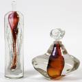 LEON APPLEBAUM ART GLASS PERFUME BOTTLES 19841989