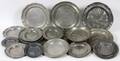 ENGLISH AMERICAN  CONTINENTAL PEWTER PLATES