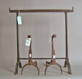 Wrought iron crane stand