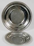 R WALLACE  SONS MFG CO STERLING ROUND PLATTERS