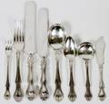 R WALLACE  SONS MFG CO STERLING FLATWARE SET