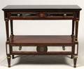 LOUIS XVI STYLE MIRRORED SERVER CONSOLE TABLE