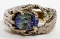 14KT WHITE GOLD  SAPPHIRE RING SIZE 7 12