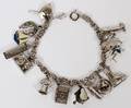 STERLING SILVER CHARM BRACELET