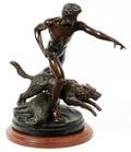 UNSIGNED CAST BRONZE SCULPTURE