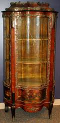FRENCH MAHOGANY  ORMOLU VITRINE 19TH C