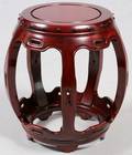 CHINESE TEAKWOOD DRUM TABLE