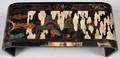 CHINESE BLACK LACQUER COFFEE TABLE