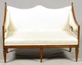 EMPIRE STYLE UPHOLSTERED SETTEE C 1940