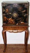 CHINOISERIE CABINET ON STAND C 1900