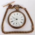 WALTHAM GOLD FILED OPEN FACE POCKET WATCH 1903