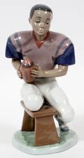 LLADRO PORCELAIN FIGURE FOOTBALL STAR