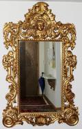 GILT WOOD FRAMED MIRROR