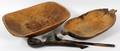 AMERICAN PRIMITIVE DOUGH BOWLS  SPOONS 8 PCS27