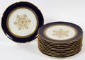 ROSENTHAL PORCELAIN DINNER PLATES 20TH C TWELVE