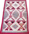 NAVAJO HAND WOVEN RUG C 1910