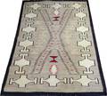 NAVAJO HAND WOVEN RUG C 1920