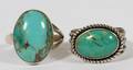 TURQUOISE AND SILVER RINGS 2