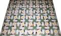HANDMADE QUILT FLOWER GARDEN 6 5 X 5 3