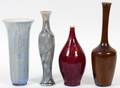 JOHN FOSTER PORCELAIN VASES FOUR PIECES