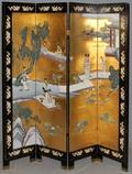 CHINESE COROMANDEL FOLDING SCREEN
